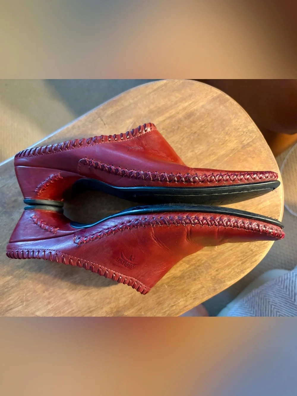 Women’s Pikolinos dark red slip-on mules size EU 37